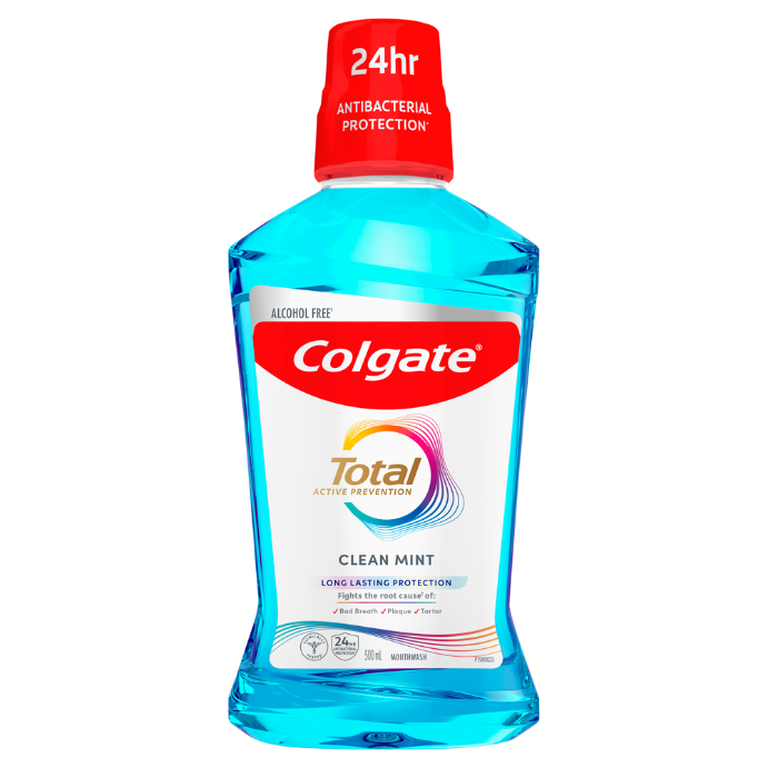 Colgate Total Mouth Wash Clean Mint 500mL