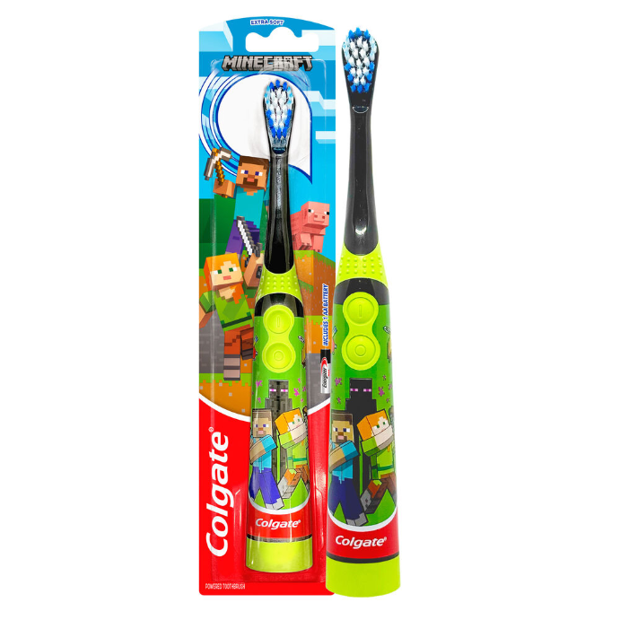 Colgate Minecraft Powered Toothbrush Extra Soft 1 Pack