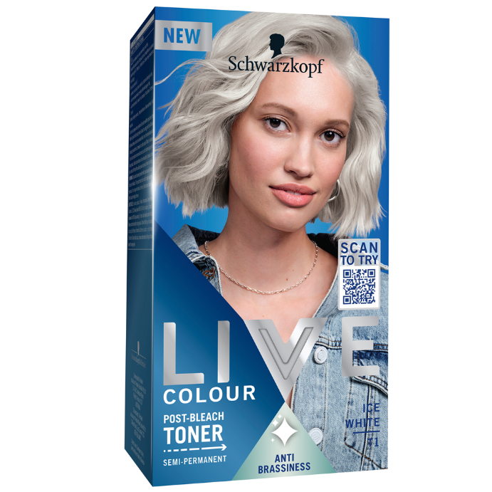 Schwarzkopf Live Colour Toner Ice White T1 1 Pack