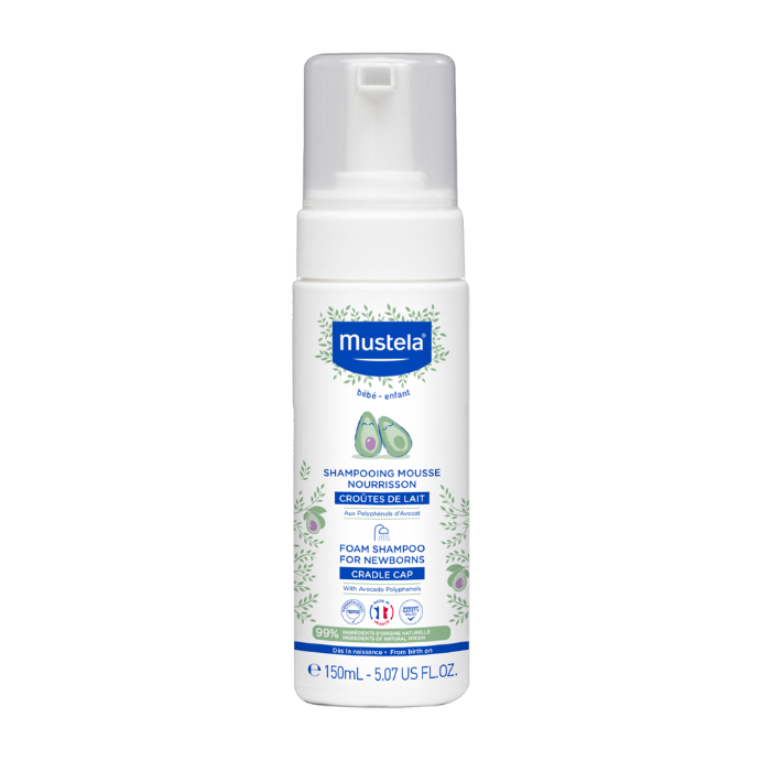 Mustela Newborn Foam Shampoo for Cradle Capsules Prevention 150mL
