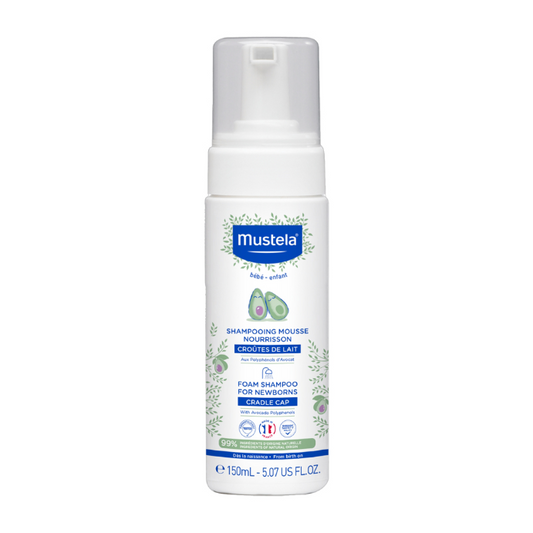 Mustela Newborn Foam Shampoo for Cradle Capsules Prevention 150mL