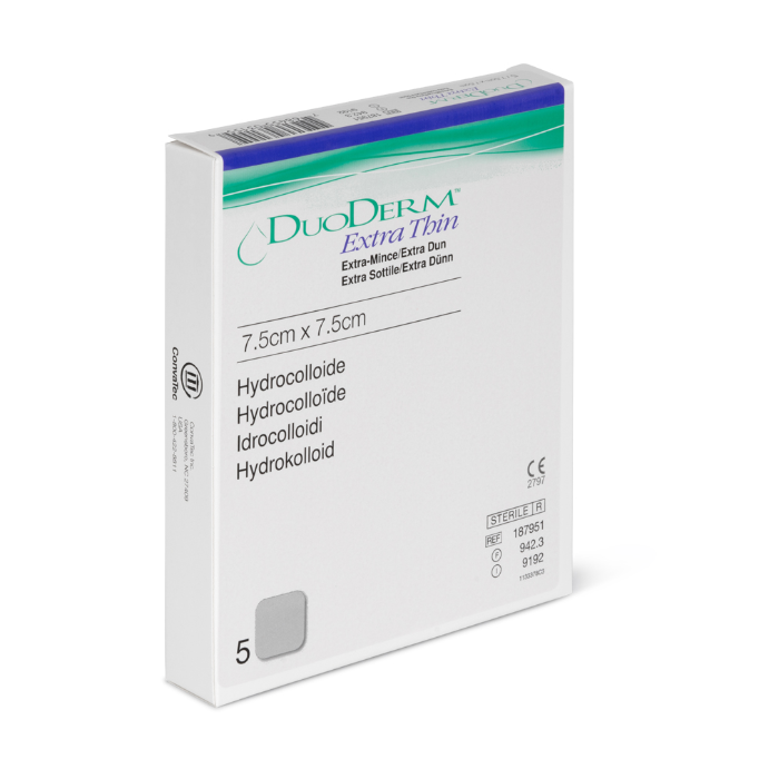 Duoderm Dressing Square Xthin 7.5 x 7.5cm