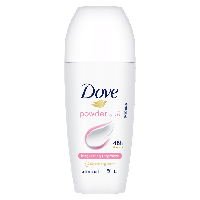 Dove Antiperspirant 48HR Powder Soft Roll-On 50mL