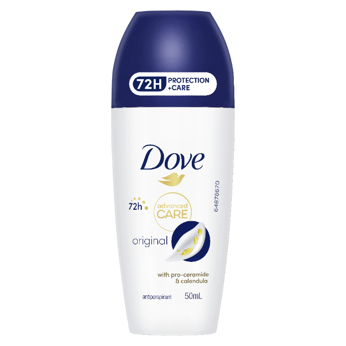 Dove Advanced Care Antiperspirant 72HR Protection Original Roll-On 50mL