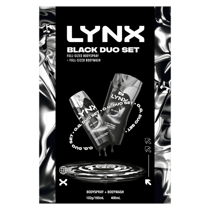 Lynx Black Duo 2 Piece Set