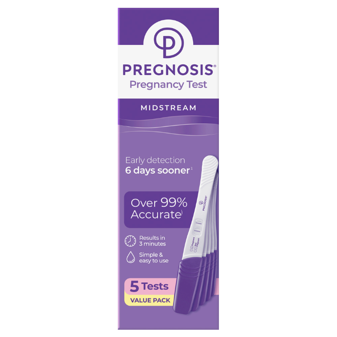 Pregnosis Midstream - 5 Pregnancy Tests