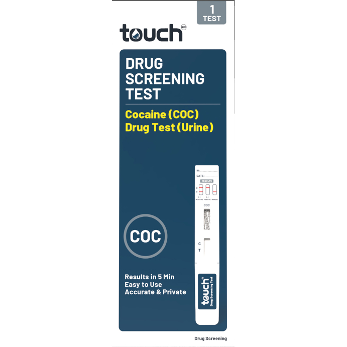 Touchbio Cocaine (coc) Drug Screening Test - Urine 1 Test