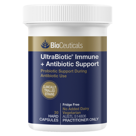 Bio Ceuticals Ultrabiotic Immune+antibiotic Supp 30 Capsules