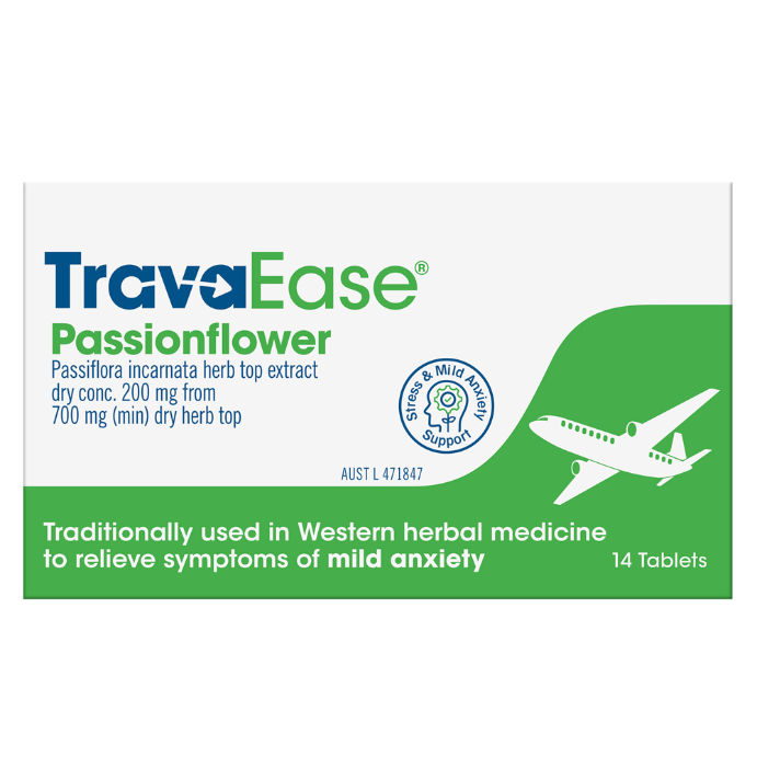 Travacalm TravaEase Passionflower 14 Tablets