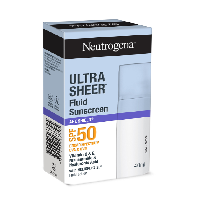 Neutrogena® Ultra Sheer Fluid Sunscreen SPF50 40mL