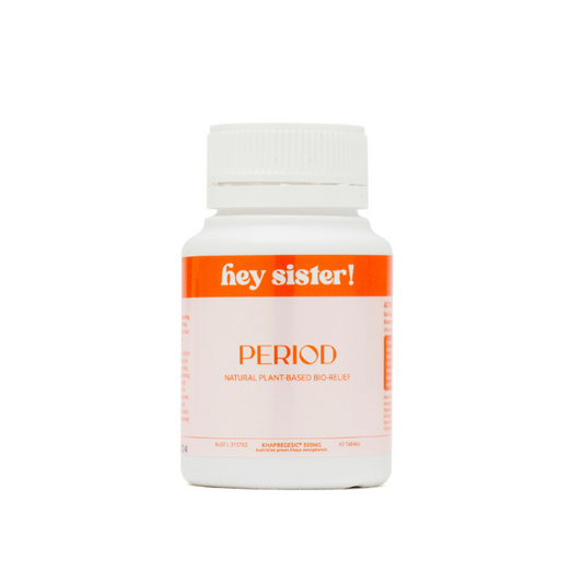 HEY SISTER! Period Pain PMS Relief 42 Tablets
