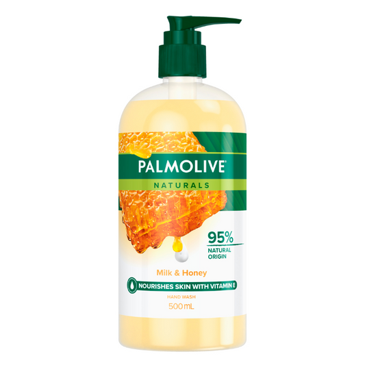Palmolive Liquid Soap Milk & Honey Pump 500mL