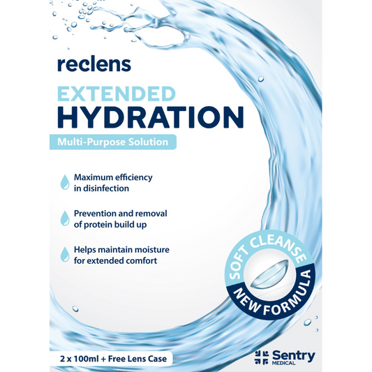 Reclens Extended Hydration Multipurpose Solution 2 x 100mL