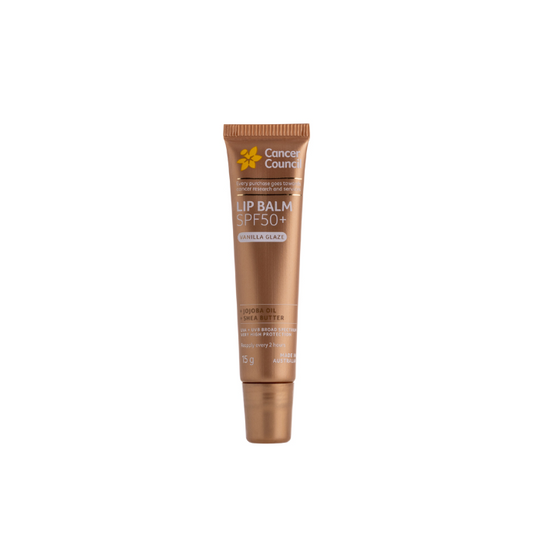 Cancer Council Lip Balm SPF50+ Vanilla Glaze 15g