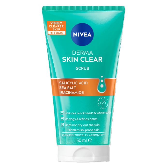 NIVEA Derma Skin Clear Scrub 150mL