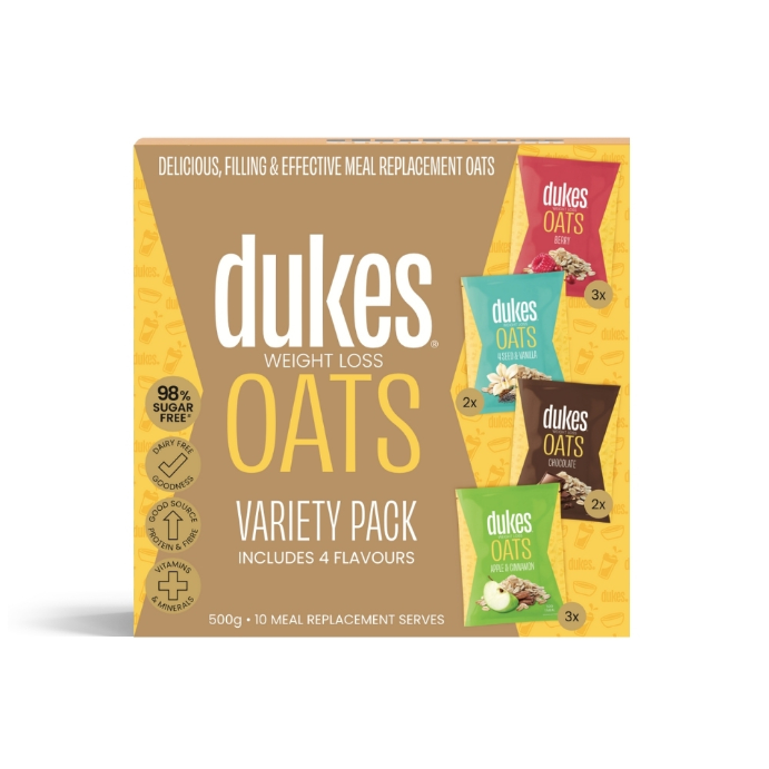 Dukes Weight Loss Oats Variety 10 x 50g Sachets