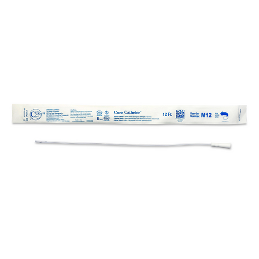 Catheter Male Uncoated 16 Straight Tip 12
