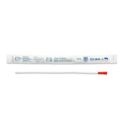 Catheter Male Uncoated 16 Straight Tip 16