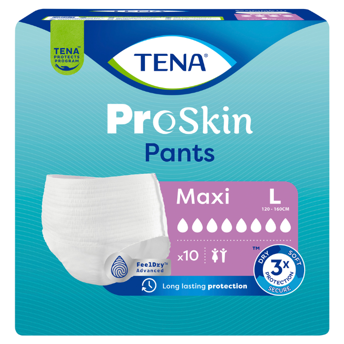 Tena ProSkin Pants Maxi L 10 Pack