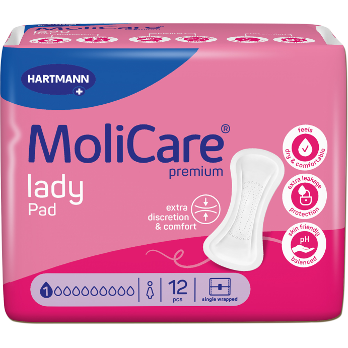 MoliCare Premium Lady Pad 1 Drop 12 Pieces