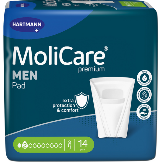 MoliCare Premium MEN Pad 2 Drops 14 Pieces