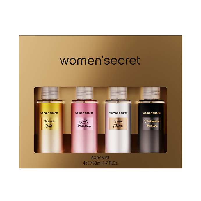 Womens Secret Gift Set Metallic 4 x 50mL