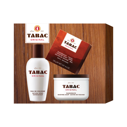 Tabac 100ml EDC Tiegal 3pc Set (Shave Ti