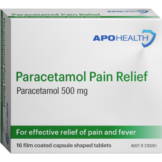 APH Paracetamol 500mg Caplet 16 Pack