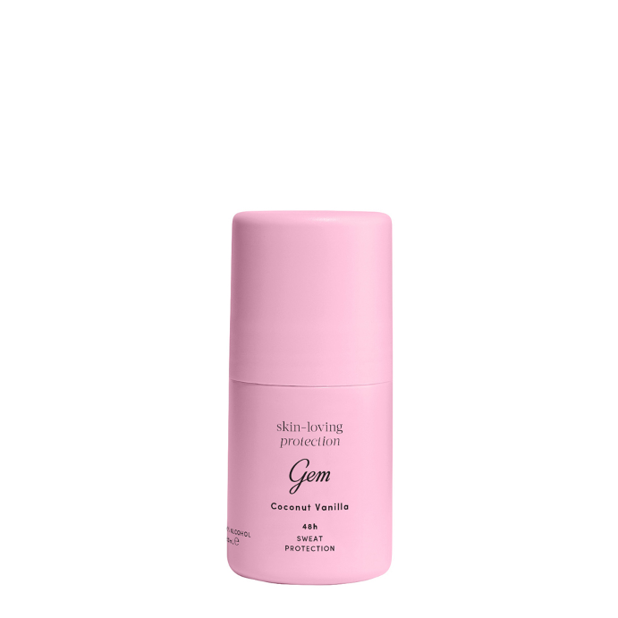 GEM Skin Loving Roll On Deodorant Coconut Vanilla 50mL