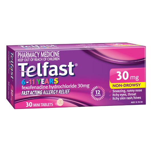 TELFAST 6-11 Years 30 Tablets