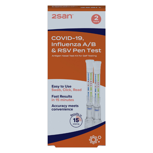2san Covid-19/Influenza/RSV Pen Test - 2 Pack