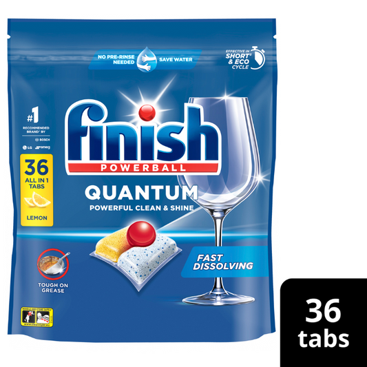 FINISH Quantum Dishwashing Tablets Lemon 36 Pack