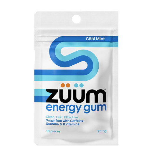 Zuum Energy Gum Cool Mint 10 Pieces