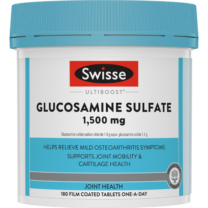 Swisse Glucosamine Sulfate 1,500mg 180 Tablets