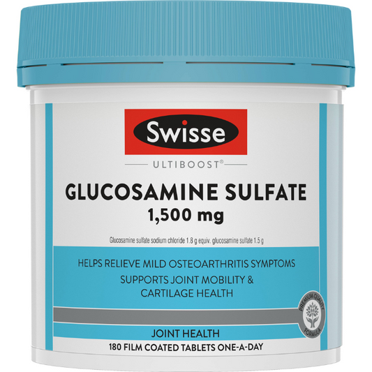 Swisse Glucosamine Sulfate 1,500mg 180 Tablets