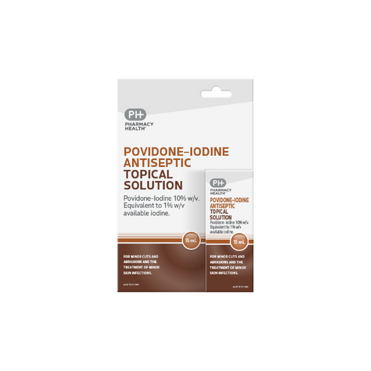 Pharmacy Health Antiseptic Topical Solution Pov Iodine 15mL
