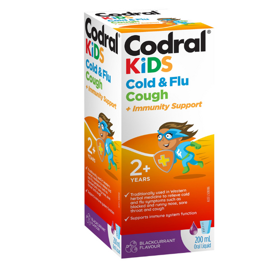 CODRAL® Kids Cold & Flu Cough + Immunity Support 200mL