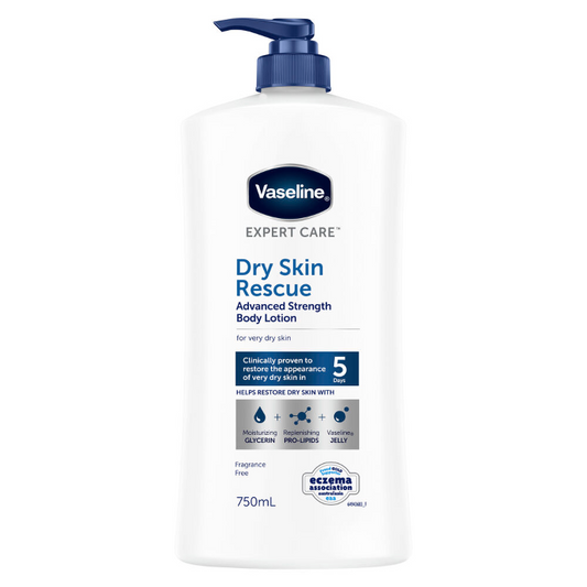 Vaseline Dry Skin Rescue Body Lotion 750mL