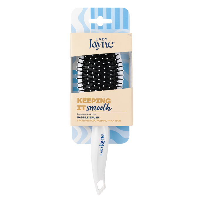 Lady Jayne Nylon Ball Tipped Cushion Paddle Brush