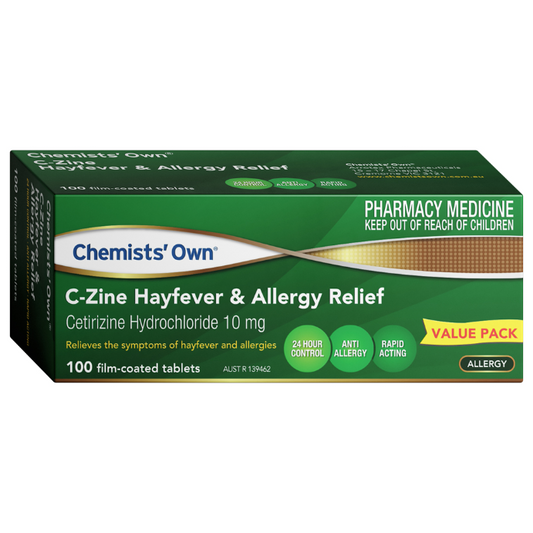 Co C-zine Hayfever & Allergy 10mg 100 Tablets