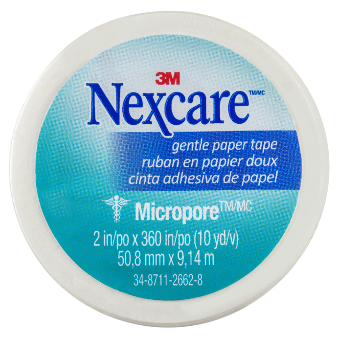 NEXCARE Micropore™ First Aid Tape White 50.8mm x 9.1 Metres 1 Roll