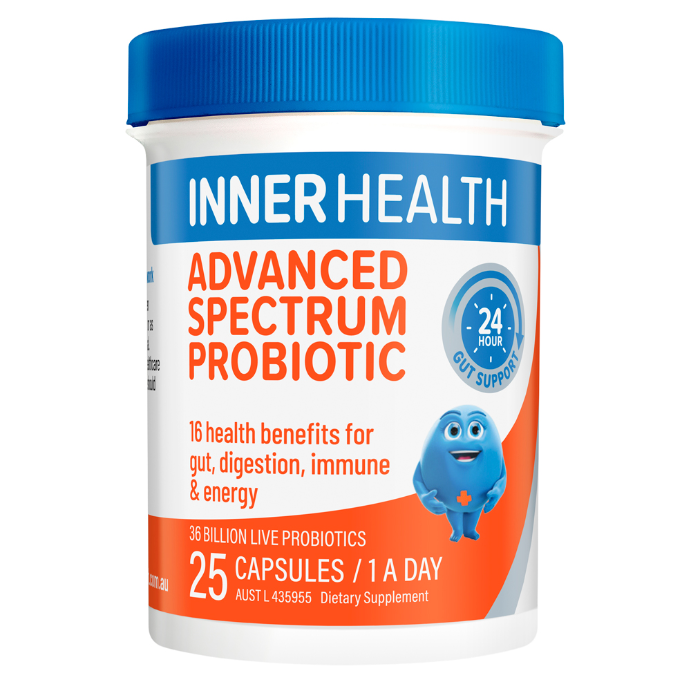INNER HEALTH Advanced Spectrum Probiotic 25 Capsules