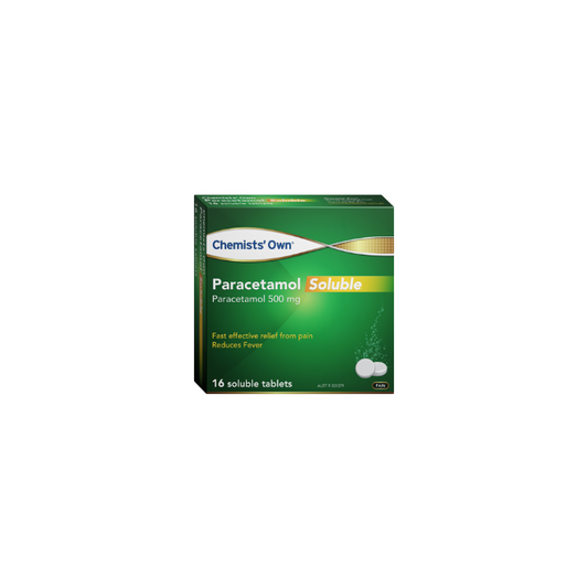 Co Paracetamol Soluble 500mg Tablets 16 Pack