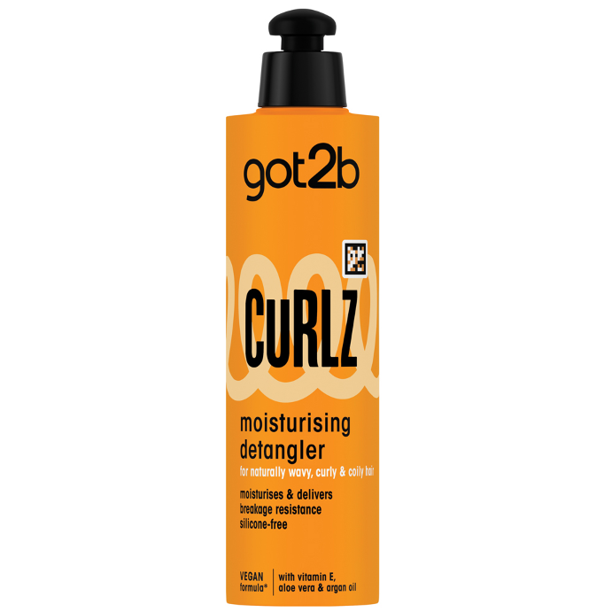 Got2B Curlz Moisturising Detangler Hair Styling for all Curly Hair 200mL