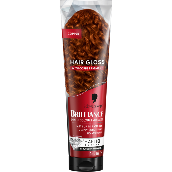 Schwarzkopf Brilliance Gloss Copper Hair Dye Conditioner 150mL