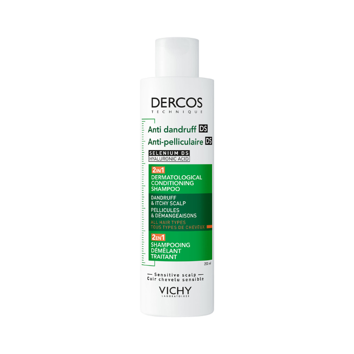 Dercos Anti-Dandruff 2-in-1 Dermatological Conditioning Shampoo 200mL