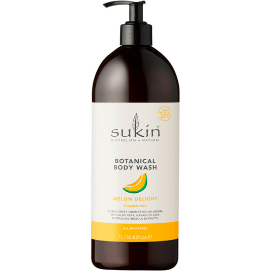 Sukin Botanical Body Wash Melon Delight 1L