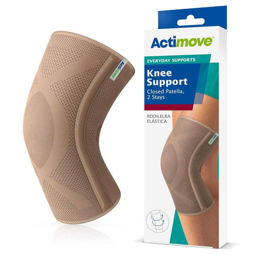 Actimove Everyday Knee Support Closed Patella With Stay Small Beige