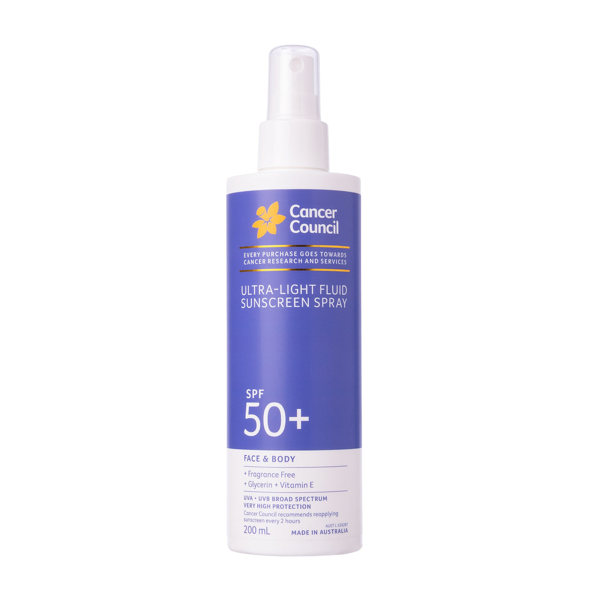 Cancer Council Ultra-Light Sunscreen Spr