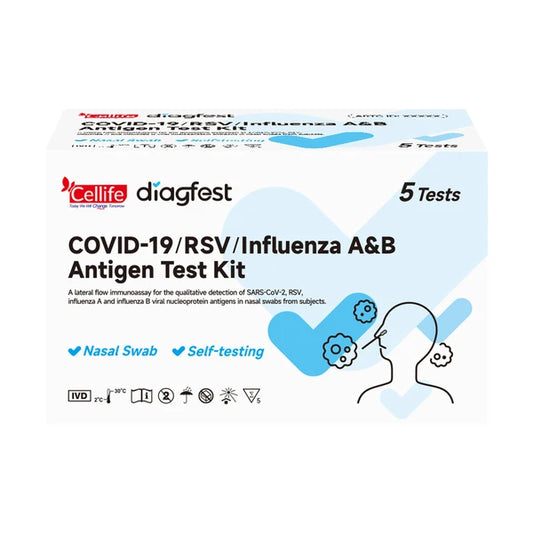 Cellife Covid19/rsv/flua & b (nasal) 5 Pack